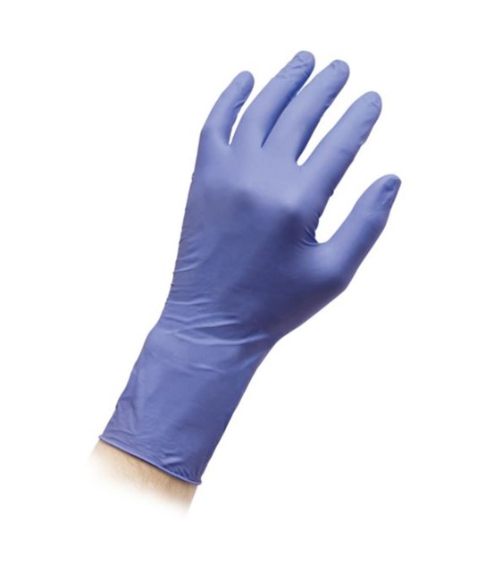 guanti in nitrile monouso senza polvere