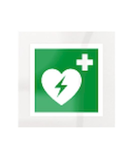 Cartello di emergenza 'defibrillatore'