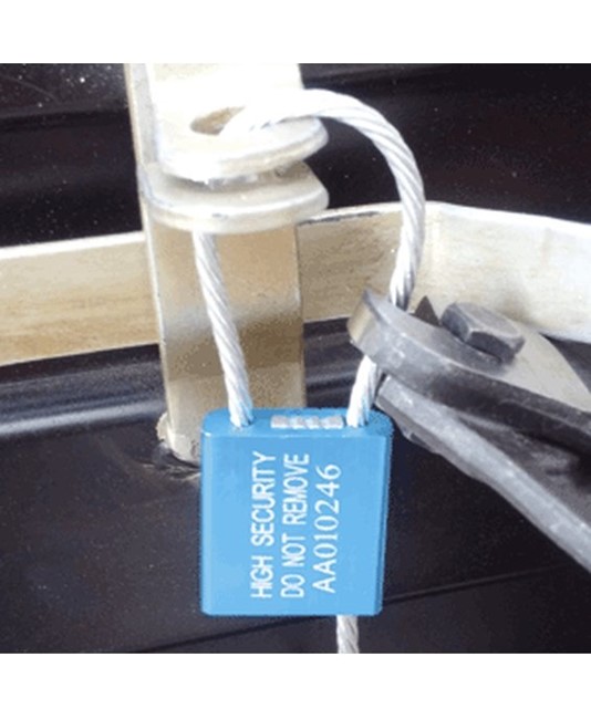 500 sigilli di sicurezza con cavo in acciaio Cable lock seal