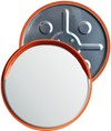 Specchio stradale in acciaio INOX  circolare per pali Ø60 mm.