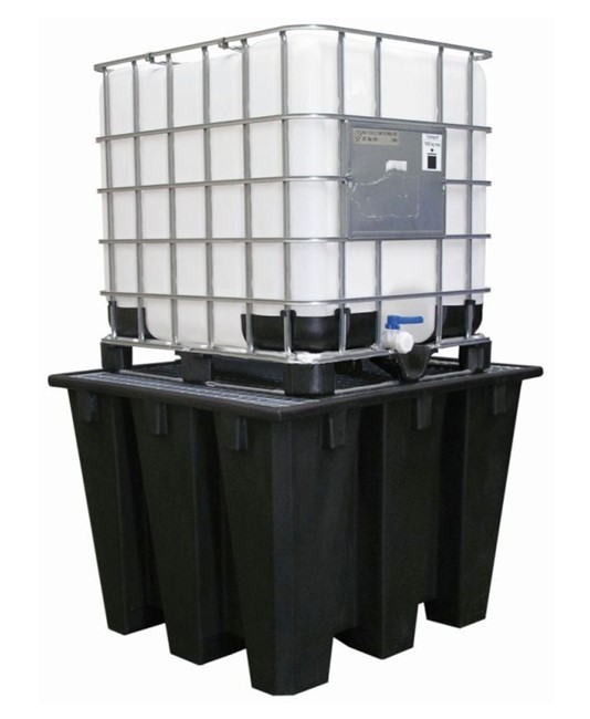 Vasca di contenimento in polietilene serie eco per 1 cisternetta da 1000 litri