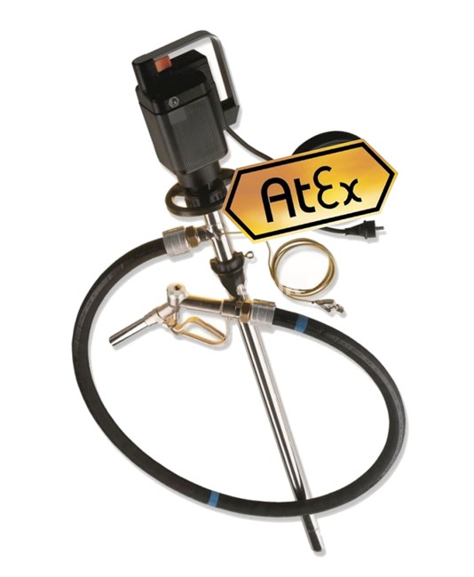 Pompa Atex con motore pneumatico