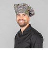 Cappello gran chef stampato poliestere Garys Serge