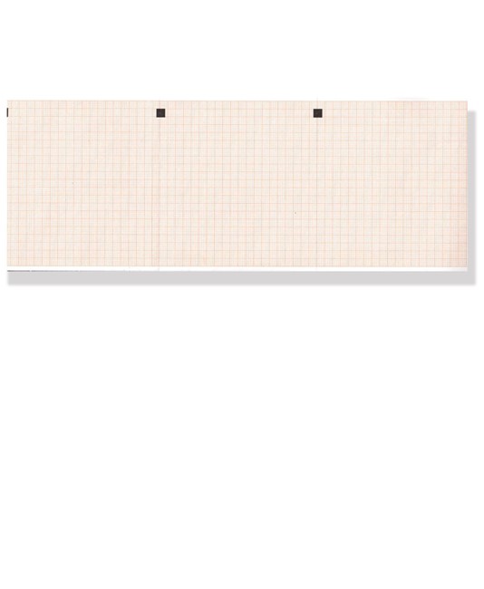 Carta termica ECG 112x100 mmxm x 300 pacco griglia arancio