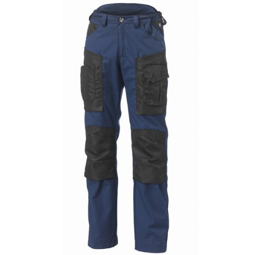 Qaswa Uomo Cargo Pantaloni Da Lavoro Multi e ginocchiere tasche Worker Pants 