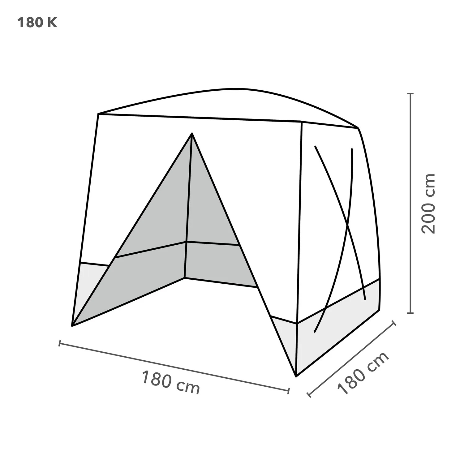 disegno tecnico tenda180k
