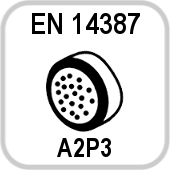EN 14387 : 2008 A2P3