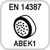 EN 14387 : 2008 ABEK1 