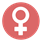 Simbolo prodotto con design femminile
