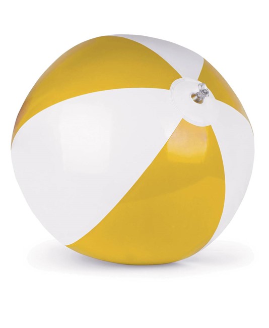 Pallone gonfiabile da spiaggia in PVC bicolore diametro cm 28