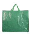 Shopper in PP  riciclato laminato 120g/m2, manici corti e soffietto Handle
